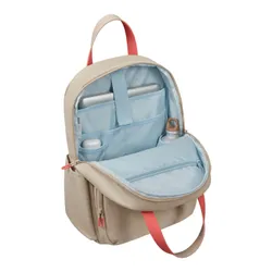 Рюкзак женский American Tourister PuffyPop M Backpack 15,6" - бежевый