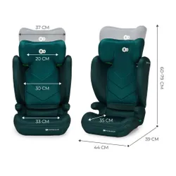 Fotelik samochodowy KINDERKRAFT I-Spark I-Size 2w1 100-150 cm (9-36 kg) Zielony