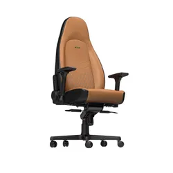 Fotel Noblechairs ICON Gamingowy do 150kg Skóra naturalna Brązowo-czarny