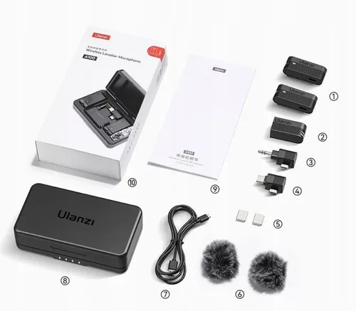 Mikrofon ULANZI A100 (2 szt.)