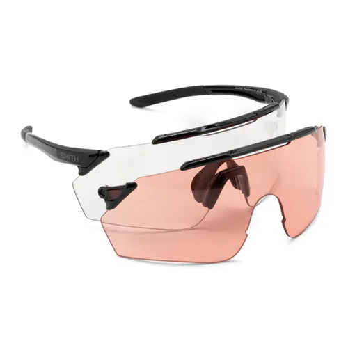 Okulary przeciwsłoneczne Smith Ruckus PivLock black/photochromic clear to grey/contrast rose