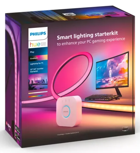 Taśma LED Philips Hue Zestaw startowy Play gradient PC 32 - 34"