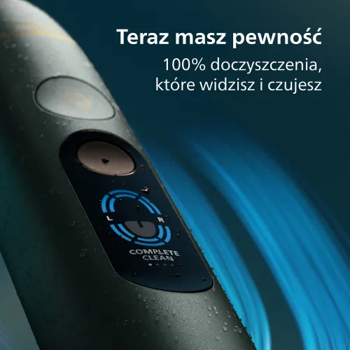 Szczoteczka soniczna PHILIPS Sonicare DiamondClean 9000 HX9213/84 Ciemnozielony