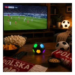 Głośnik Bluetooth Musicmate MM-SB40-B FootballWave LED 5W Czarny