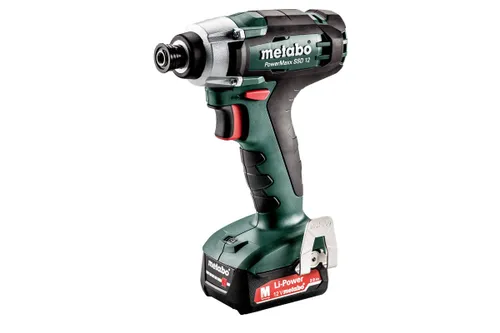 Аккумуляторный ударный Гайковерт Metabo PowerMaxx SSD 12 2x2. 0Ah