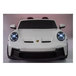 Samochód Na Akumulator Dla 2 Dzieci Porsche 911 Gt3 24V Eva LED 2 Silniki