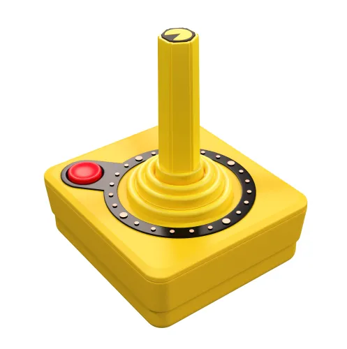Joystick Atari CX40+ Pac-Man Edition do Atari 2600+ / 7800+ Bezprzewodowy Żółty