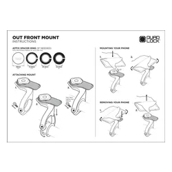 Uchwyt QUAD LOCK Out Front Mount (V2)