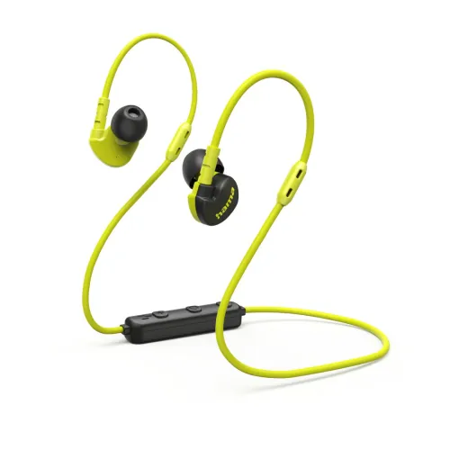 Słuchawki bezprzewodowe Hama Freedom Athletics III Dokanałowe Bluetooth 5.3 Żółty
