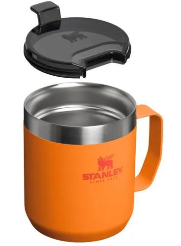 Kubek turystyczny z pokrywką Stanley Classic Legendary Camp Mug 0,35 l - goldenrod coral