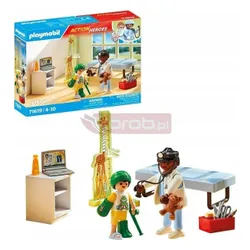 PLAYMOBIL ACTION HEROES 71619 PEDIATRA Z MISIEM zestaw dla dzieci +4 lata