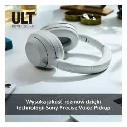 Słuchawki bezprzewodowe Sony ULT Wear WH-ULT900NW Nauszne Bluetooth 5.2 Biały