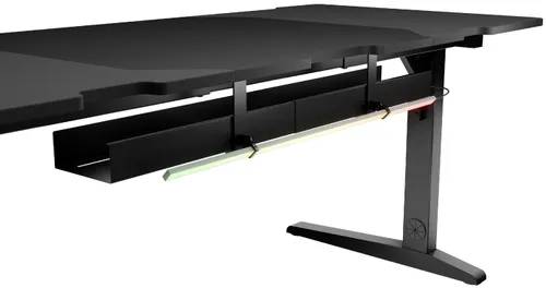 Biurko gamingowe narożne GENESIS Holm Modular 160 Czarny