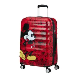 Walizka średnia American Tourister Wavebreaker Disney - Mickey comics red