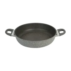 BALLARINI Murano Deep 2H 24 cm grafitowa - patelnia nieprzywierająca z pokrywką