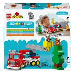 LEGO 10473 DUPLO Wóz strażacki z wężem i strażakiem