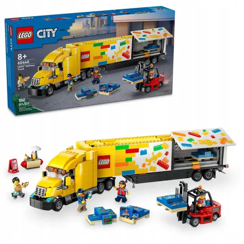Lego City 60440 - Żółta ciężarówka dostawcza TIR