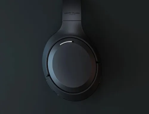 Słuchawki nauszne HAPPY PLUGS Play Lite ANC  Czarny