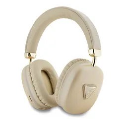 Słuchawki nauszne GUESS Metallic Triangle Logo Złoty