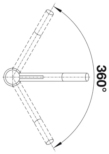 Bateria BLANCO Kano 525028 Antracyt/chrom
