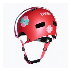 Kask dziecięcy UVEX Kid 3 pink flower