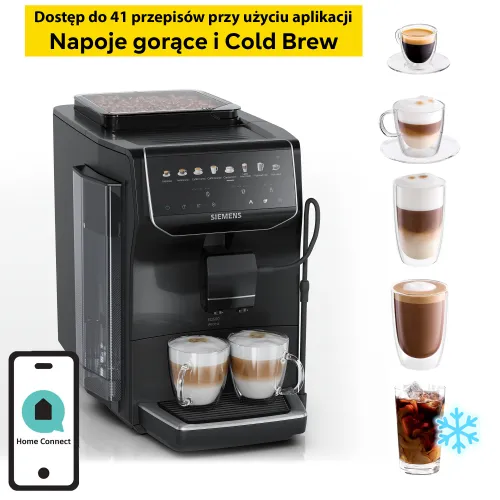Ekspres SIEMENS EQ.500 TP553E09 iAroma (Cold Brew dostępne z aplikacji mobilnej)