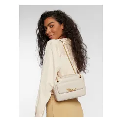 Geanta Patrizia Pepe 8b0067 / L046-W338 alb murdar