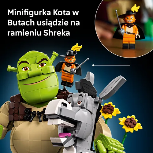LEGO 72423 Shrek, Osioł i Kot w butach