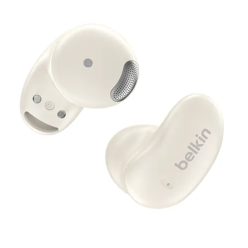 Słuchawki bezprzewodowe Belkin SoundForm Anywhere Douszne Bluetooth 5.4 Piaskowy