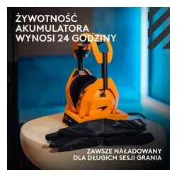 Słuchawki LOGITECH A50X McLaren Racing Edition Bezprzewodowe, Nauszne