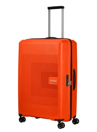 Большой расширенный чемодан American Tourister AeroStep-bright orange