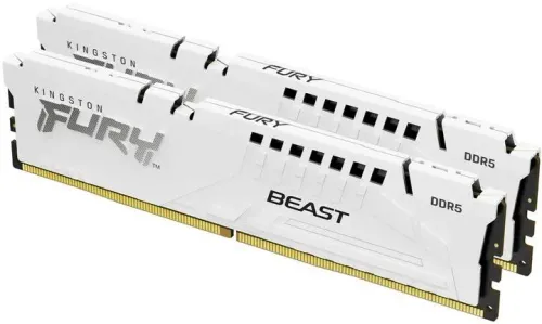 Pamięć RAM Kingston FURY Beast DDR5 32GB (2 x 16GB) 6800 CL34 EXPO Biały