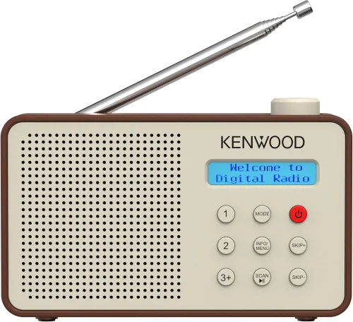 Radioodbiornik Kenwood CR-M25DAB-T Radio FM, DAB+ Bluetooth Brązowy