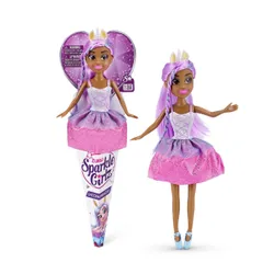 ZURU Sparkle Girlz Кукла 10,5 дюймов Принцесса и Единорог коробка из 12 штук