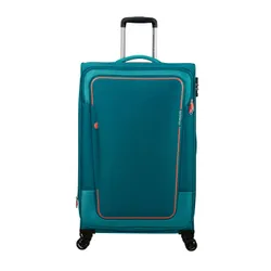 Walizka duża poszerzana American Tourister Pulsonic - stone teal