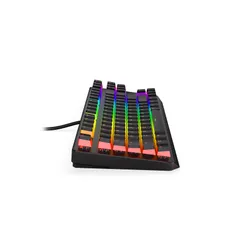 Klawiatura mechaniczna Endorfy Thock TKL Pudding Brown Kailh Brown RGB Czarny