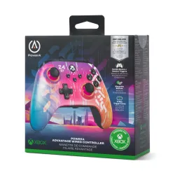 Pad PowerA Advantage Wired Controller Cyber Style do Xbox Series X/S, Xbox One, PC Przewodowy