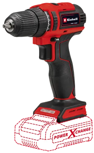 Wiertarko-wkrętarka EINHELL TE-CD 18/40 LI BL Solo + Akumulator EINHELL 4512097 2.5 Ah 18V + Ładowarka