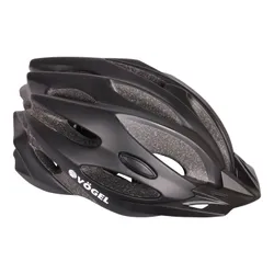 Kask rowerowy VÖGEL VKA-944 Czarny MTB z lampką (rozmiar M)