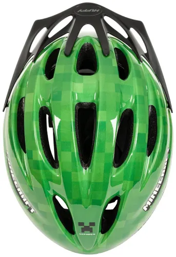 Kask rowerowy HUFFY Minecraft Zielony dla Dzieci (rozmiar S/M)