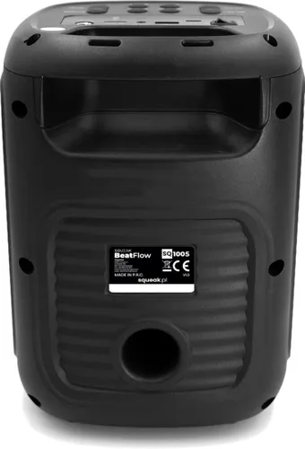 Głośnik mobilny SQUEAK Beatflow Radio FM Czarny