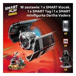 LEGO 75421 Star Wars SMART Play Myśliwiec TIE Dartha Vadera