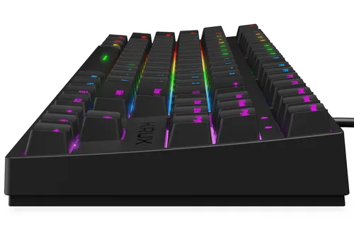 Klawiatura mechaniczna Krux Atax RGB Outemu Blue KRX0041 Czarny