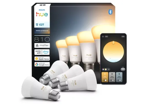 Żarówka LED Philips Hue White Ambiance A60 E27 810 4szt.