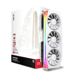 Karta graficzna XFX Mercury Radeon RX 9070 XT OC White Gaming Edition RGB 16GB GDDR6 256bit FSR