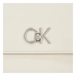 Calvin Klein Re-Lock EW Conv Crossbody Bag K60k611084 DK Ecru PC4