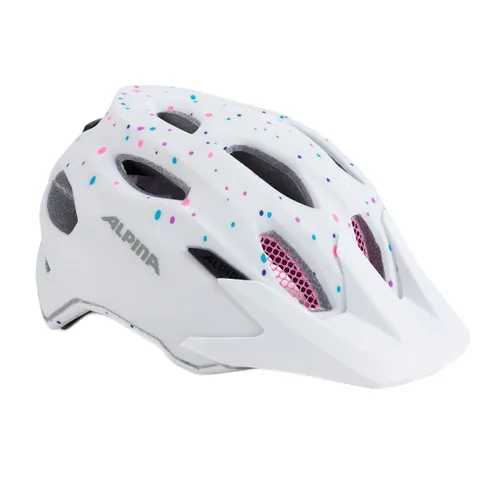 Kask rowerowy dziecięcy Alpina Carapax white