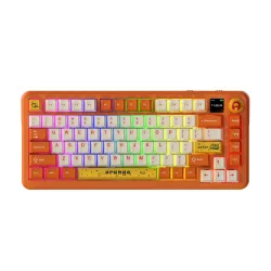 Klawiatura mechaniczna Ajazz AK820 MAX Plus Avocado Switch Pomarańczowy