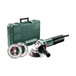 Metabo WQ 1100-125 Açılı Taşlama Makinesi Seti