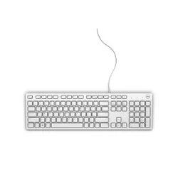 Klawiatura Dell KB216 przewodowa 100% (full-size) biała